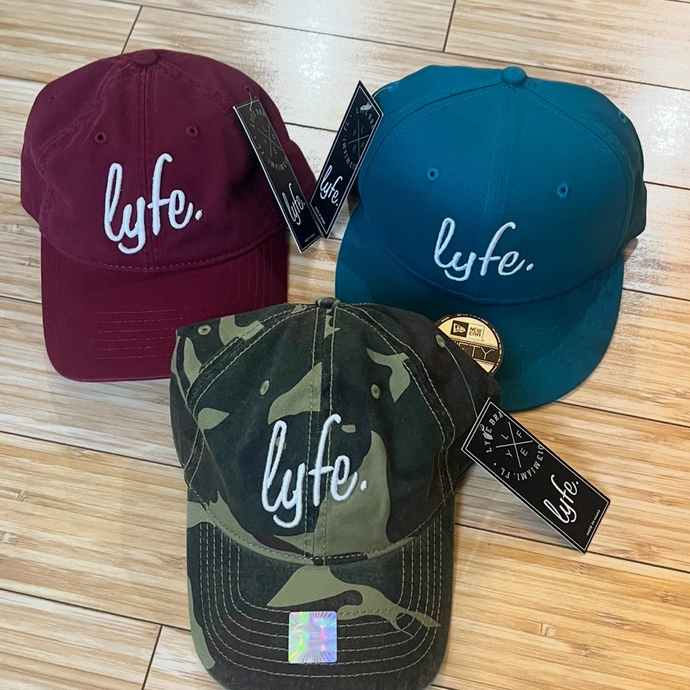 LYFE MIAMI HAT LOT (3)